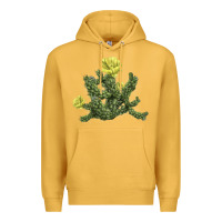 Mustard whipple cholla cactus Premium Hoodie - LillyAllenDesigns