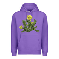 Purple whipple cholla cactus Premium Hoodie - LillyAllenDesigns