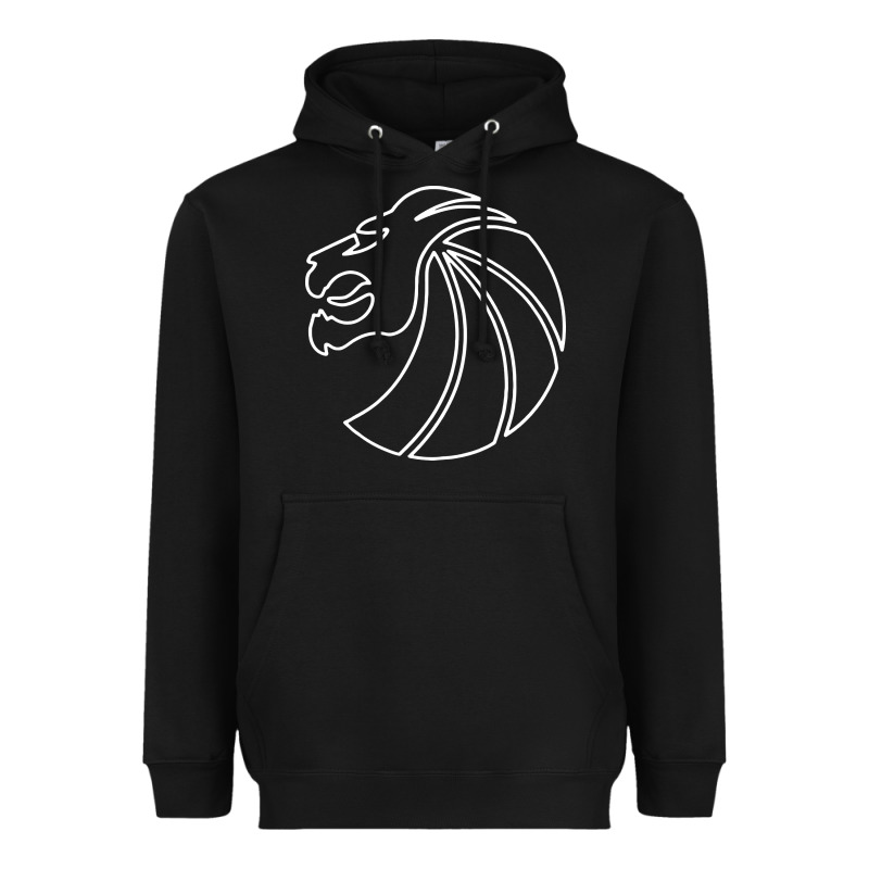 Outline Seven Lions Heavyweight Hoodie by artisFamous | Teevron