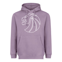 Lavender outline seven lions Heavyweight Hoodie - artisFamous