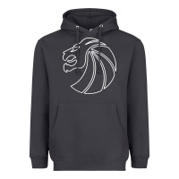 Smoke outline seven lions Heavyweight Hoodie - artisFamous