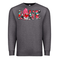 Charcoal Heather gnome love Premium Sweatshirt - JahusDesignShop