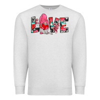 Oatmeal Heather gnome love Premium Sweatshirt - JahusDesignShop