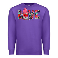 Purple gnome love Premium Sweatshirt - JahusDesignShop