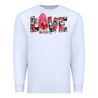 White gnome love Premium Sweatshirt - JahusDesignShop