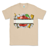 Mushroom floral teacher custom name Classic Tee - CowGirlArtShop