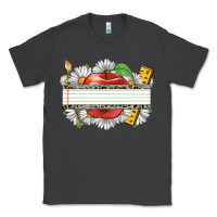 Smoke floral teacher custom name Classic Tee - CowGirlArtShop