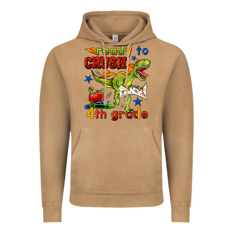 Ready To Crush 4th Grade Vintage Hoodie by BundleAndBundleShop | Teevron
