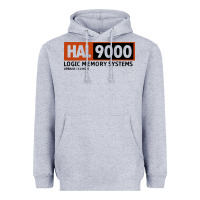 Heather Grey hal 9000 logic memory systems urbana illinois Heavyweight Hoodie - artisFamous