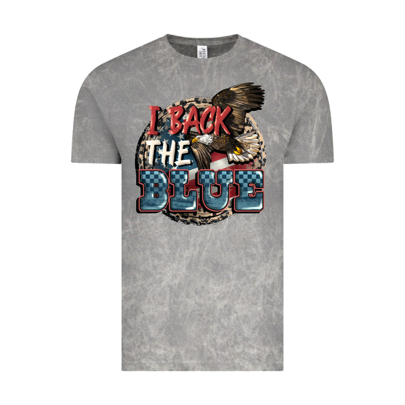 I Back The Blue Vintage Tee by FaDigitalArtStudio | Teevron