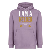 Lavender I Am A WELDER - WELDER Job Gift Funny Heavyweight Hoodie - artisFamous