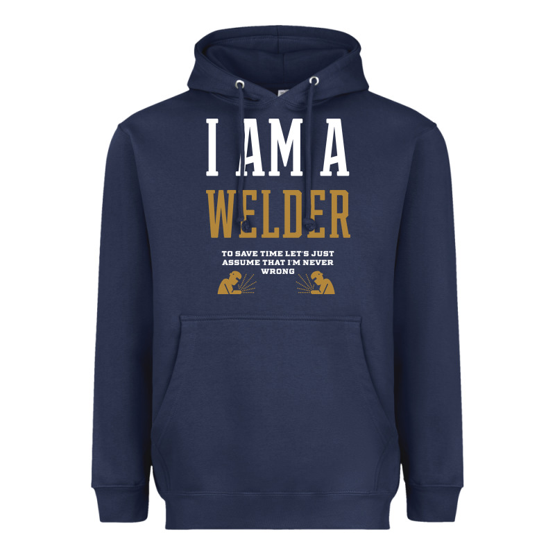 I Am A Welder - Welder Job Gift Funny Heavyweight Hoodie by artisFamous | Teevron