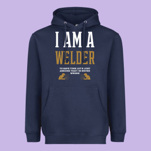 I Am A Welder - Welder Job Gift Funny Heavyweight Hoodie Designed By Artisfamous