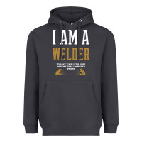 Smoke I Am A WELDER - WELDER Job Gift Funny Heavyweight Hoodie - artisFamous