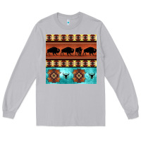 Moon Dust native american aztec seamless pattern 2 Long Sleeve Tee - BundleAndBundleShop
