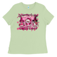 Matcha i'm dreaming of a pink christmas Ladies Tee - FaDigitalArtStudio