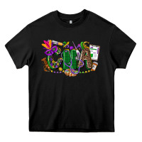 Black cna mardi gras Heavy Core Tee - CowGirlArtShop
