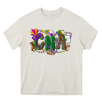 Cream cna mardi gras Heavy Core Tee - CowGirlArtShop