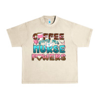 Sandshell coffee gives me nurse powers bbs Urban Heavy Tee - BundleAndBundleShop