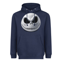 Navy happy halloween pumpkin Trick or treat Heavyweight Hoodie - artisFamous
