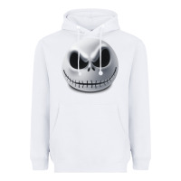 White happy halloween pumpkin Trick or treat Heavyweight Hoodie - artisFamous