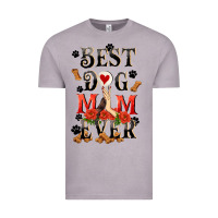 Vintage Zinc Best dog mom ever Mother's Day Vintage Tee - FaDigitalArtStudio