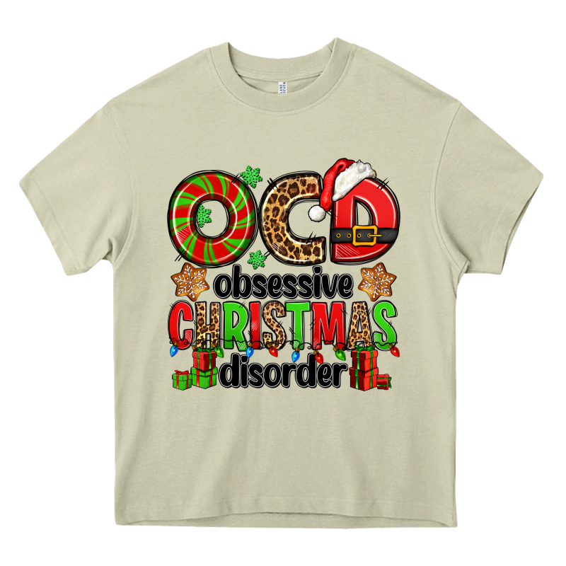 Ocd Obsessive Christmas Disorder Heavy Core Tee by Jasminsmagicworld | Teevron