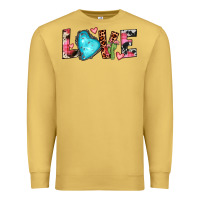 Antique Gold gemstone love Premium Sweatshirt - JahusDesignShop