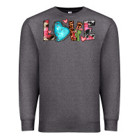 Charcoal Heather gemstone love Premium Sweatshirt - JahusDesignShop