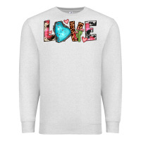 Oatmeal Heather gemstone love Premium Sweatshirt - JahusDesignShop