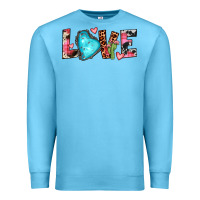 Ocean Blue gemstone love Premium Sweatshirt - JahusDesignShop