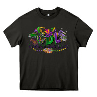 Asphalt cdl mardi gras Heavy Core Tee - CowGirlArtShop