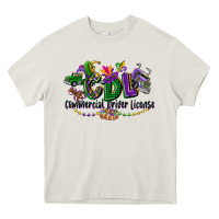 Cream cdl mardi gras Heavy Core Tee - CowGirlArtShop