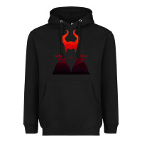 Black maleficent Heavyweight Hoodie - artisFamous