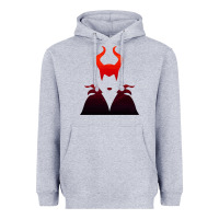 Heather Grey maleficent Heavyweight Hoodie - artisFamous