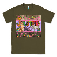 Army Green Easter day farm animals tumbler Classic Tee - HowdyJamesFarm