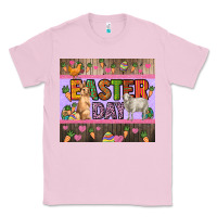 Bubblegum Pink Easter day farm animals tumbler Classic Tee - HowdyJamesFarm