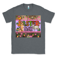Charcoal Heather Easter day farm animals tumbler Classic Tee - HowdyJamesFarm