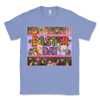 Colony Blue Easter day farm animals tumbler Classic Tee - HowdyJamesFarm