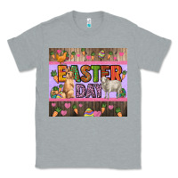 Heather Grey Easter day farm animals tumbler Classic Tee - HowdyJamesFarm