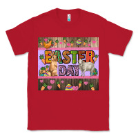 Red Easter day farm animals tumbler Classic Tee - HowdyJamesFarm
