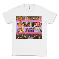 White Easter day farm animals tumbler Classic Tee - HowdyJamesFarm