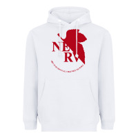 White nerv  evangelion Heavyweight Hoodie - artisFamous