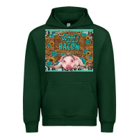 Forest Green whats shakin bacon baby pig Urban Hoodie - RanaPortraitStore
