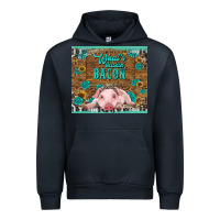 Navy whats shakin bacon baby pig Urban Hoodie - RanaPortraitStore
