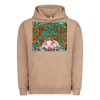 Pigment Burro whats shakin bacon baby pig Urban Hoodie - RanaPortraitStore