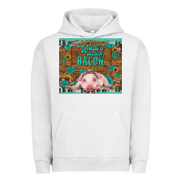Pigment Lunar Rock whats shakin bacon baby pig Urban Hoodie - RanaPortraitStore