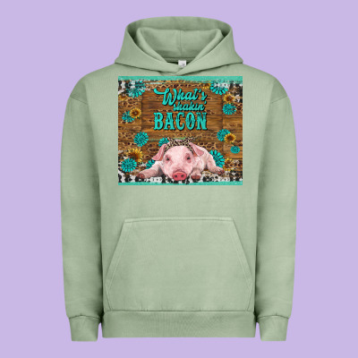Whats Shakin Bacon Baby Pig Urban Hoodie Designed By Ranaportraitstore