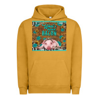 Pigment Peanut Butter whats shakin bacon baby pig Urban Hoodie - RanaPortraitStore