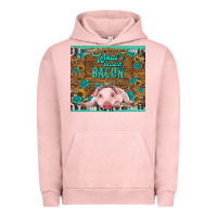 Pigment Salmon whats shakin bacon baby pig Urban Hoodie - RanaPortraitStore